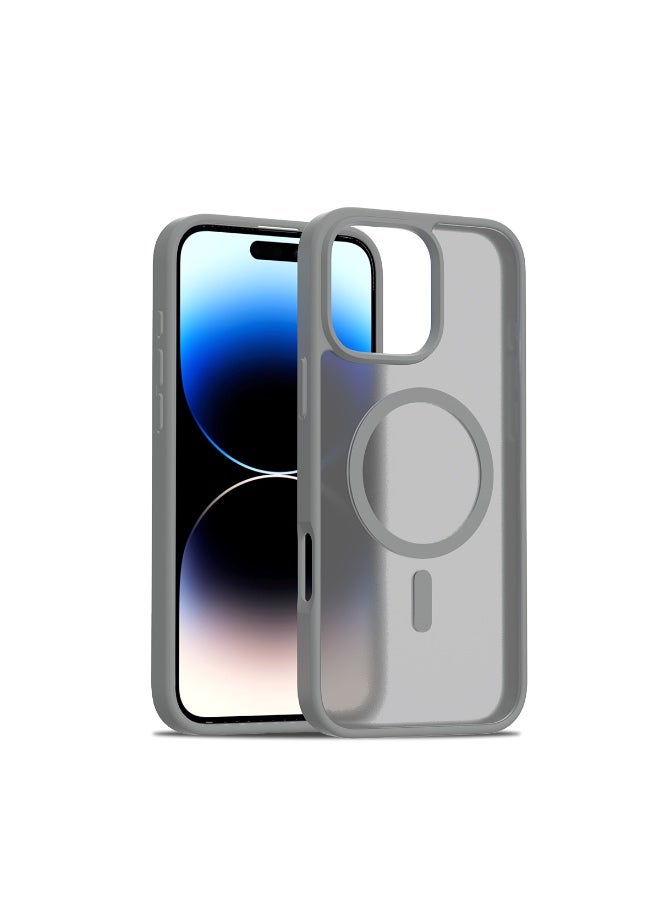 iPhone 16 Pro Max Skin Feeling Case With MagSafe - Dark Grey - Image 1